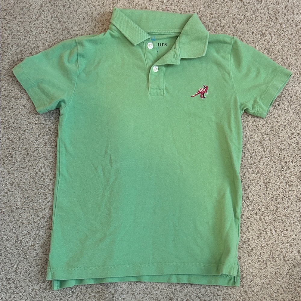 J. Crew Crewcuts Dinosaur Polo Shirt, 6-7 (small)